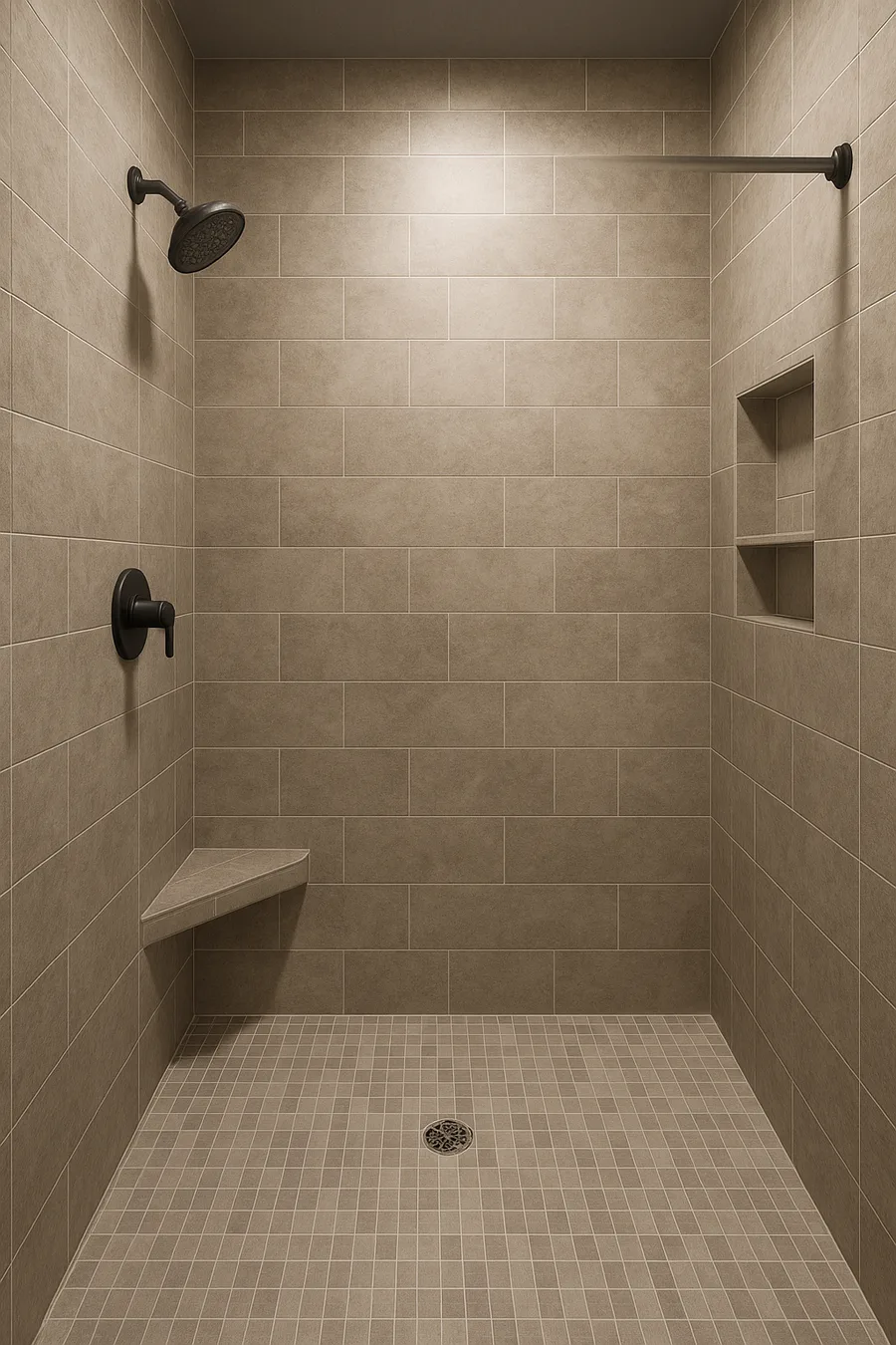 Tile Showers at Bryan Home Center